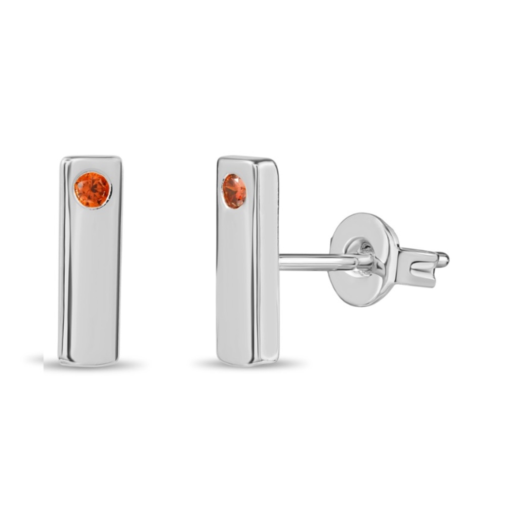 Sterling Silver Plated “Elemental Stud”